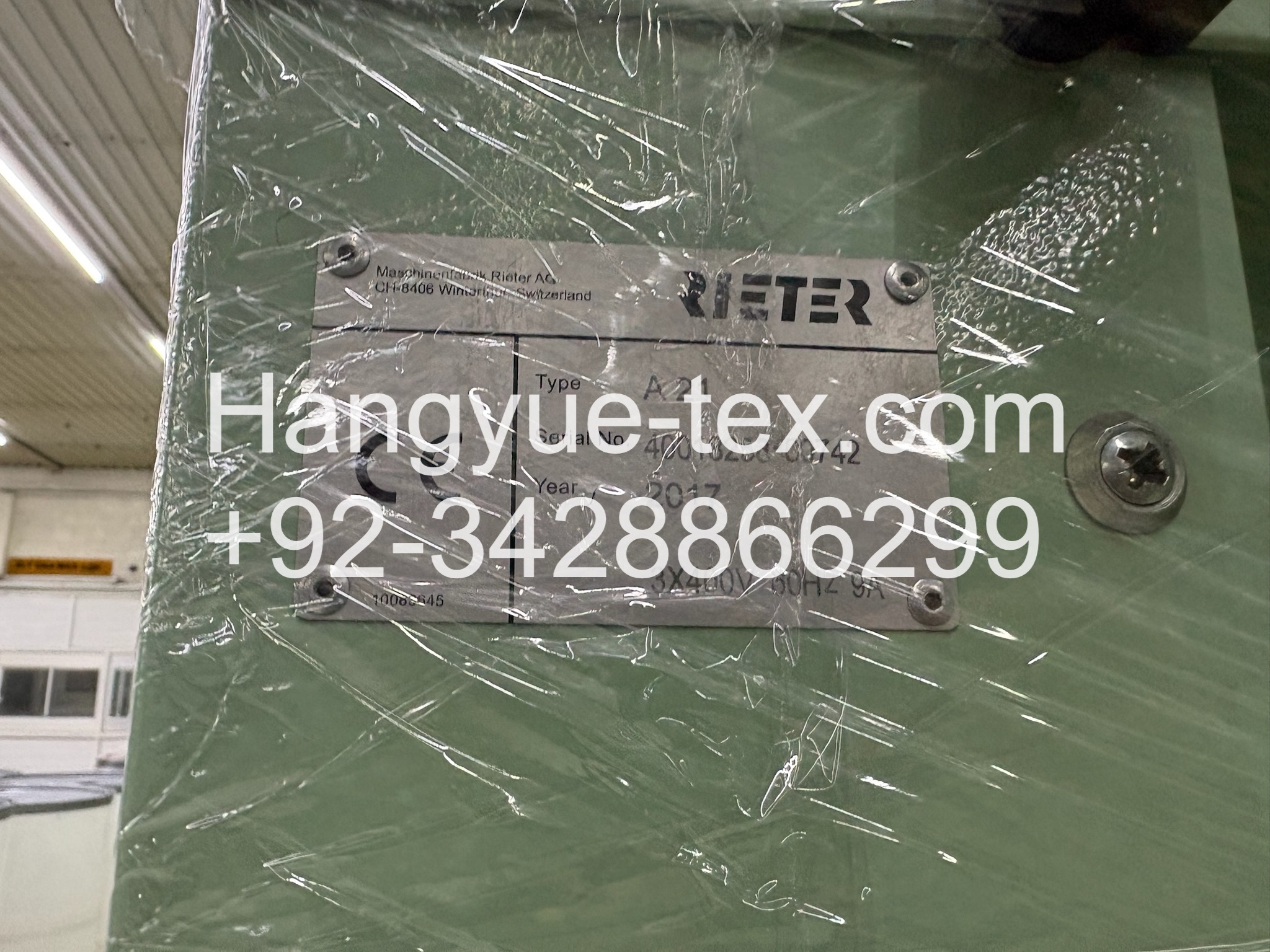 1 Set Rieter A21 Condensor Year–2017 - Image 3