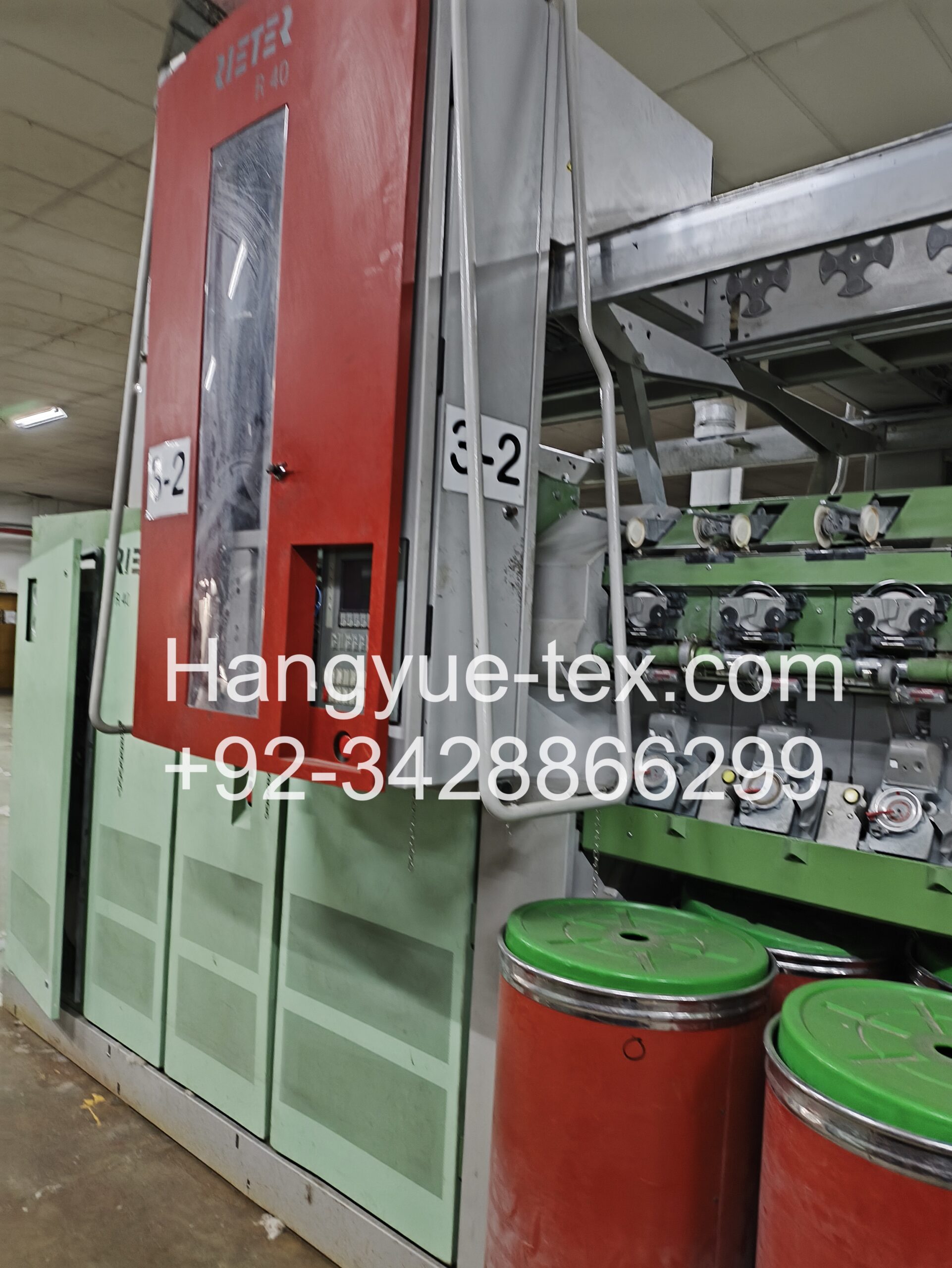 3 Sets Rieter R40 Open End Rotor Spinning Year–2005/2008