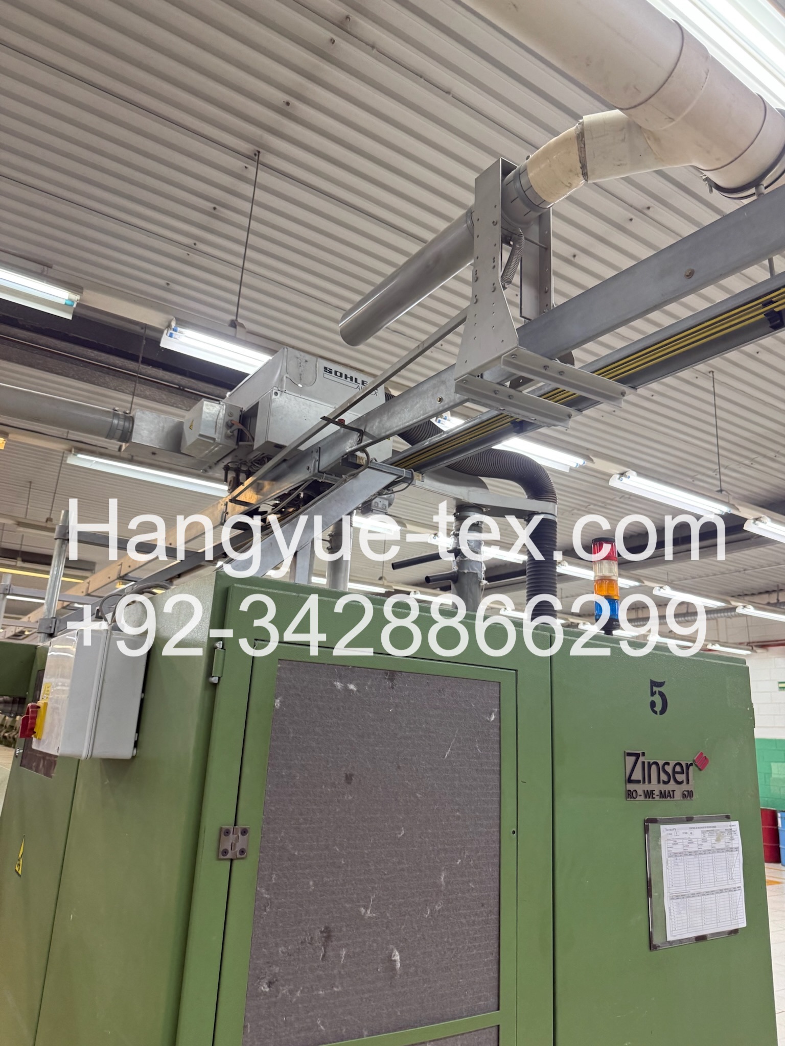 5 Sets Zinser FL670 Roving Frame Year–1999/2017 - Image 7